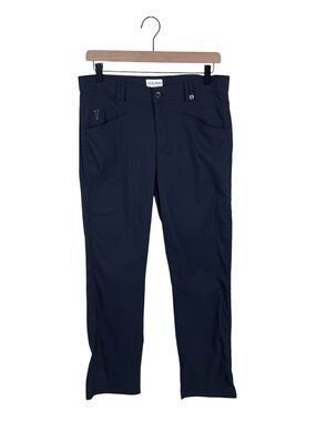 Golfino Women’s Navy Blue Straight Performance Golf Pants Size 10 Lightweight